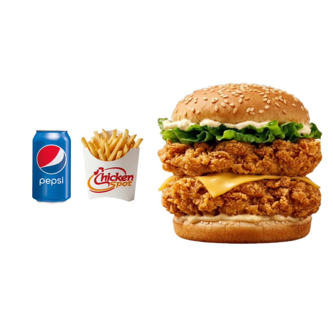 Double Chicken Fillet Burger